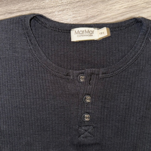 *Bundled 2 Long/Short Sleeve Modal Ribbed Henley Shirts Bundle (Boys, 12y/152cm) - Picture 7 of 8